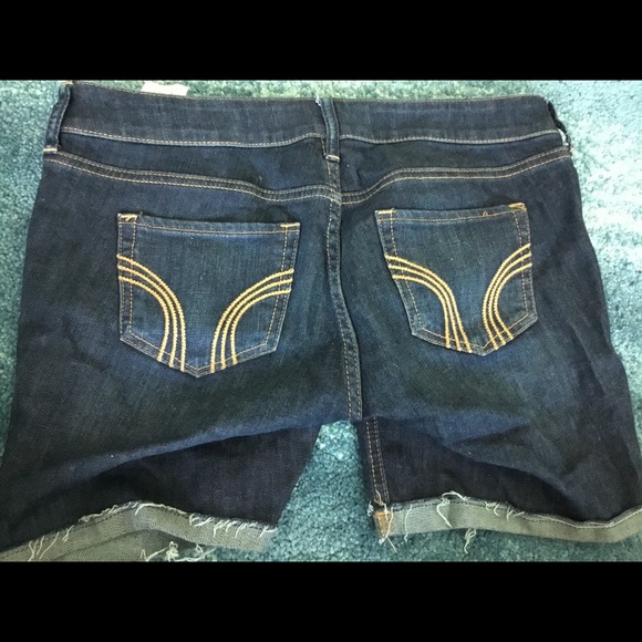 Midi medium denim low rise denim shorts - Picture 3 of 3